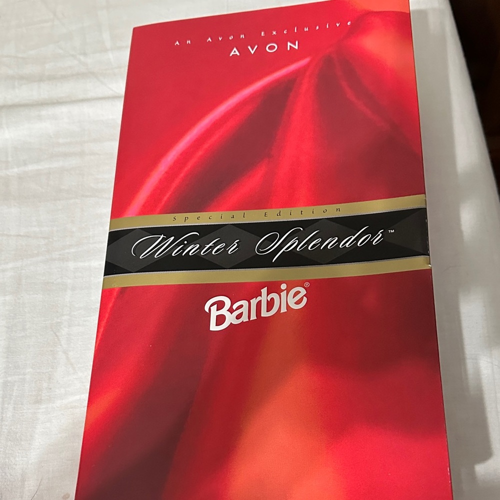 Barbie Winter Splendor in Vibrant Red Packaging